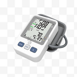 卡通手绘节测量血压血压仪