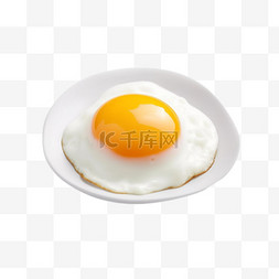 卡通营养早餐图片_卡通手绘煎鸡蛋营养食品