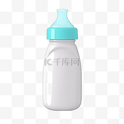 婴儿奶瓶插画图片_卡通手绘婴儿用品奶瓶