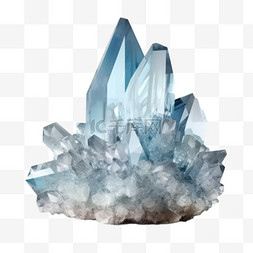 水晶石透明图片_卡通手绘精美水晶石