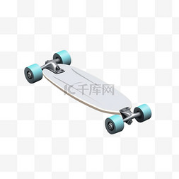 滑板车插画图片_卡通手绘娱乐滑板车