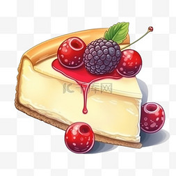 手绘甜品蛋糕图片_卡通手绘甜品甜点蛋糕