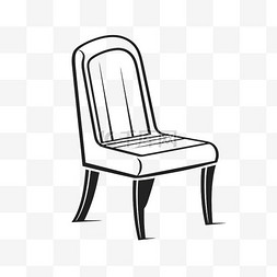 简单家居图片_简约风格简单椅子图标