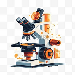 生物实验器材图片_实验机器荧光显微镜_04