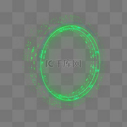 光圈绿色图片_绿色光环光圈粒子光效光点光斑光