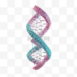 卡通手绘化学分子DNA