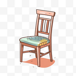 治愈系手绘图片_座椅家具凳子椅子可爱手账插图手
