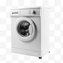滚筒洗衣机手绘图片_卡通手绘家电全自动洗衣机