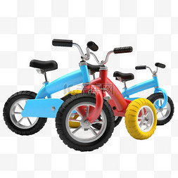 卡通手绘儿童玩具自行车