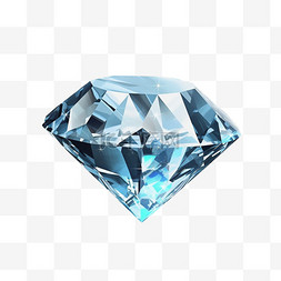 矢量钻石素材图片_扁平卡通免抠图素材钻石