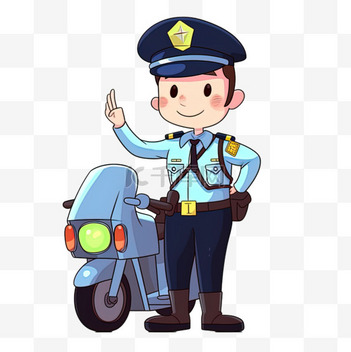 卡通警察图片-卡通警察素材-卡通警察模板图片下载-千库网