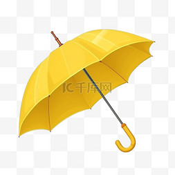 雨伞卡通插画图片_卡通手绘日用品雨伞