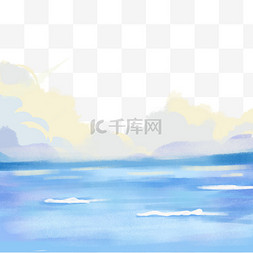 海边大海云朵