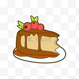 奶油蛋糕免扣模型PNG甜点