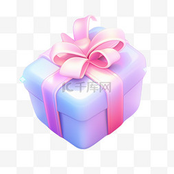 礼物礼盒免扣素材图片_3d可爱元素直播礼物模型彩色立体