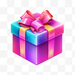 图标礼物盒图片_直播间礼物礼物盒图标免扣元素