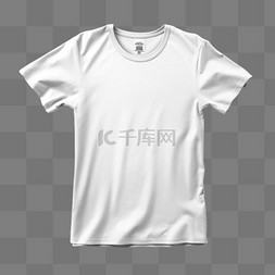 女式短袖图片_白色T恤样机，短袖T恤