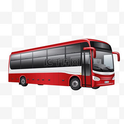 巴士图片_旅游巴士写实广告模板