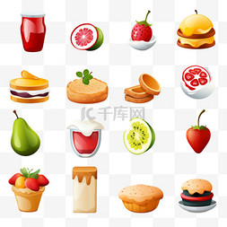 食物勺子图标图片_食物图标收藏。