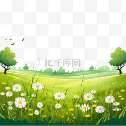 大上海景观图片_一片空白的草地景观