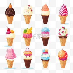 食品冷冻图片_平板冰淇淋系列