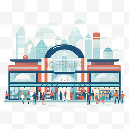 购物中心图片_平面设计购物中心YouTube缩略图