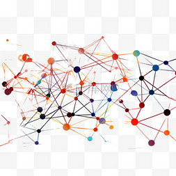 数据背景图片_具有网络连接线的抽象数字技术背