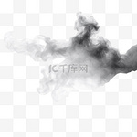 雾或烟雾隔离透明特效白色矢量云雾或烟雾背景