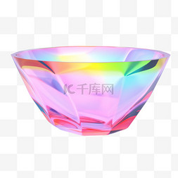 3D立体水晶玻璃容器
