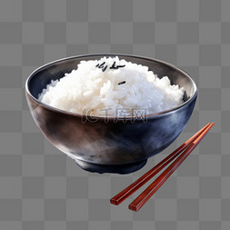 美食手绘米饭图片_快餐盖浇饭美食米饭