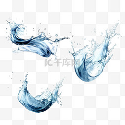 动态水素材图片_水溅好了。水中液体的动态运动。