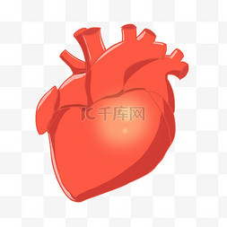 盆腔器官脱垂图片_手绘卡通心脏免抠元素
