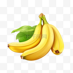 天然绿色食品图片_香蕉水果