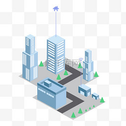 科技城市智慧图片_科技感智慧高楼大厦