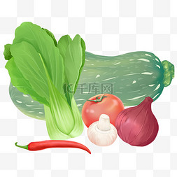 蔬菜南瓜西红柿洋葱辣椒