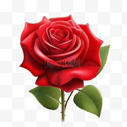 玫瑰3d图片_3D立体黏土玫瑰花朵