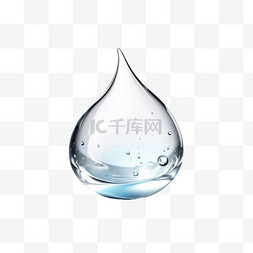 轴测公共物体图片_透明水滴水滴物体液体