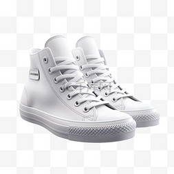 鞋子白色帆布鞋产品设计高级立体