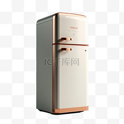 居家冰箱图片_日用品居家冰箱常见立体3D