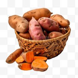 农作物背景图片_土豆马铃薯食物实拍元素