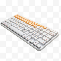 C4D立体3D白色键盘家具高级感日用