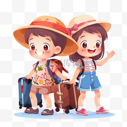 学生假日暑假旅行旅游出行