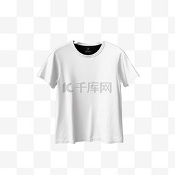 干净衣服图片_T恤样机白色男式短袖衣服