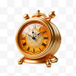 机械钟表时间图片_复古钟表闹钟时间计时工具元素