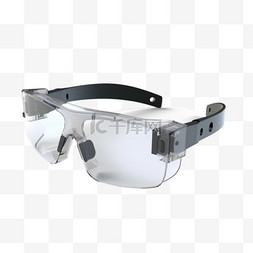 未来感超写实科技感AR眼镜