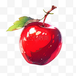 丰收苹果图片_卡通手绘丰收的果实苹果元素