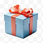 礼物盒礼品包装节日惊喜礼盒丝带包装盒元素