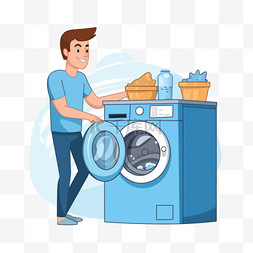 x洗衣机图片_修理洗衣机的人