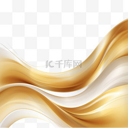 时尚空间漂浮图片_带有金属波的金色背景向量