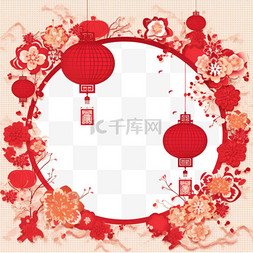中国传统背景图片_平淡的春节背景